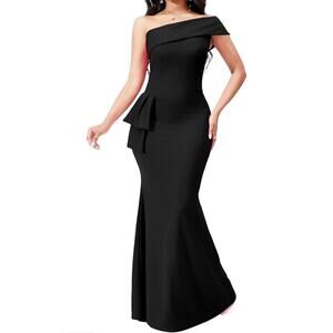 Sexycherry Womens Evening Gown Bodycon Long Dress Floor Length Mermaid Dress XL